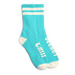 Seeker Type Socks // Mint + Crème