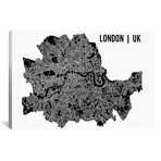 London Map // Mr. City Printing (40"W x 26"H x 1.5"D)