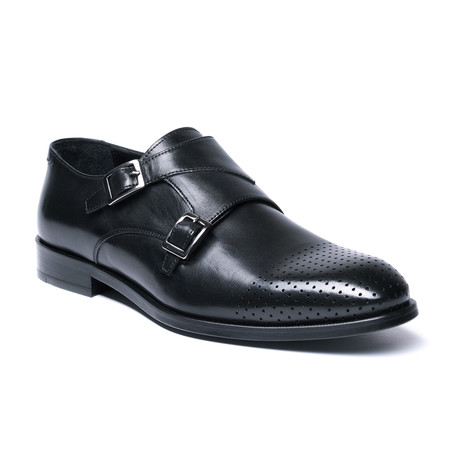 Buckle-Strap Dress Shoe // Black (Euro: 40)