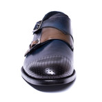 Buckle-Strap Dress Shoe // Navy (Euro: 42)