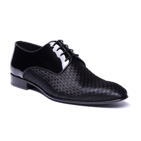 Patent Weave Loafer // Black (Euro: 40)