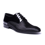 Patent Weave Loafer // Black (Euro: 47)