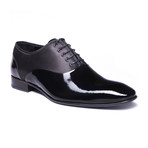 Two-Tone Lace-Up Loafer // Black (Euro: 46)