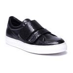 Embossed Strap Sneaker // Black (Euro: 45)