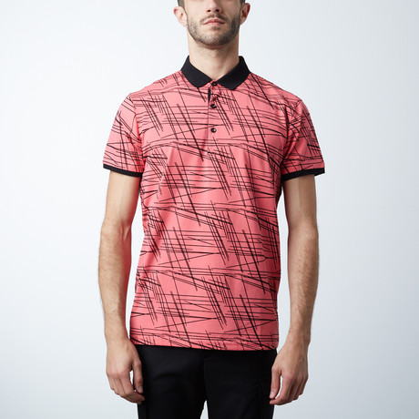Classic Polo Shirt // Stix // Pink (L)