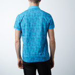 Classic Polo Shirt // Crop // Light Blue (XL)