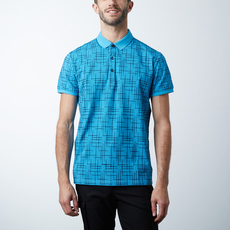 Classic Polo Shirt // Crop // Light Blue (XL)