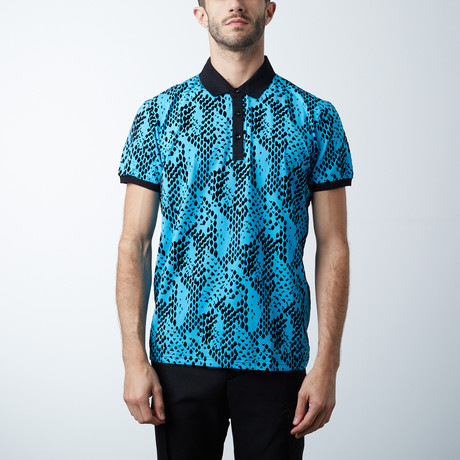 Classic Polo Shirt // Pebble // Sky (L)