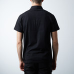 Classic Polo Shirt // Animal Print // Royal (L)