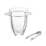 Riva Del Garda Ice Bucket + Tongs // 1.5L (Stainless Steel)