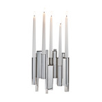 Manhattan Candlestick // 5 Candle (Stainless Steel)