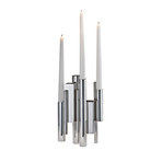 Manhattan Candlestick // 3 Candle (Stainless Steel)