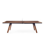 You and Me Indoor Ping-Pong Table // Standard // Walnut (Black)