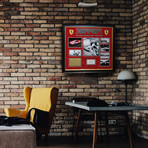 Enzo Ferrari // Signed Collage