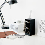 Tower // 4 Tiered Desk Organizer (White)