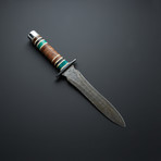 Malachite Stone Viking Dagger