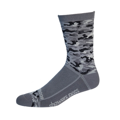 Waterproof Socks Lightweight // Grey Camo (XXL)
