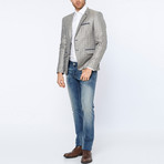 Riley Jacket // Checked Brown (M)