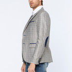 Riley Jacket // Checked Brown (M)