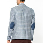 Riley Jacket // Checked Dark Blue (L)