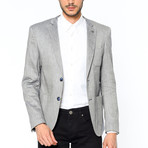 Rory Jacket // Grey + Blue (S)