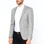 Rory Jacket // Grey + Blue (S)