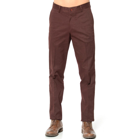 Caleb Trousers // Burgundy (Euro: 42)