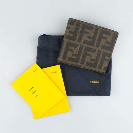 Fendi Zucca Bi-Fold Wallet