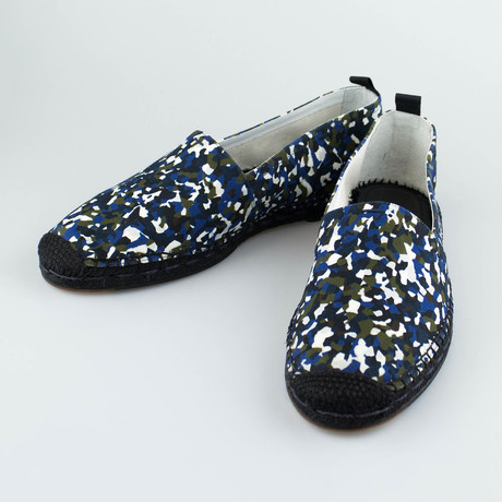 Fendi Granite Print Espadrilles // Blue (US: 5.5)