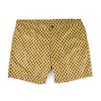 Fendi Monster Print Board Shorts // Yellow (30)