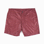 Fendi Monster Print Board Shorts // Red (36)