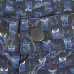 Fendi Monster Print Board Shorts // Navy Blue (38)