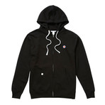 Target Zip Hood // Black (XL)