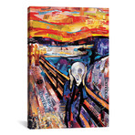 The Scream (Homage To Munch) // James Grey (26"W x 40"H x 1.5"D)
