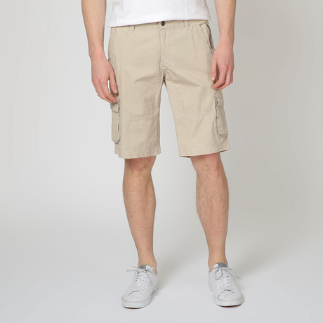 Cargo Bermuda Shorts // Beige (31)