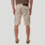 Cargo Bermuda Shorts // Ecru (31)