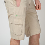 Cargo Bermuda Shorts // Beige (38)