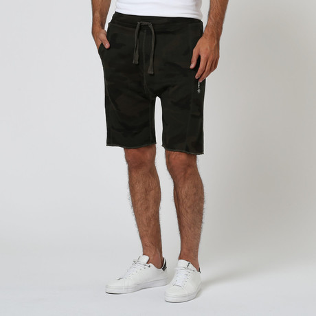 Draw-String Bermuda Shorts // Army Green (S)