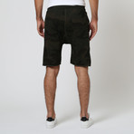 Draw-String Bermuda Shorts // Army Green (M)