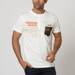 Folgore Pocket T-Shirt // White + Orange + Camo (XL)