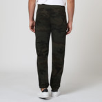 Draw-String Pants // Army Green + Camo (S)