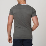 V-Neck ATH. Squad T-Shirt // Olive Green (2XL)