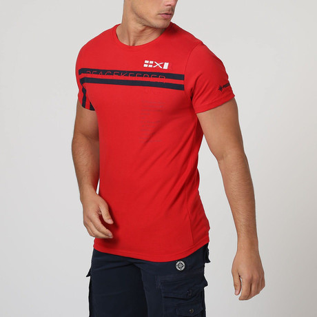 Stripe T-Shirt // Red (S)