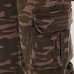 Cargo Pants // Army Brown + Camo (34WX33L)