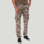 Cargo Pants // Ash Gray + Ecru Camo (34WX33L)