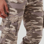 Cargo Pants // Ash Gray + Ecru Camo (34WX33L)