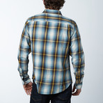 Long-Sleeve Yarn-Dyed Shirt // Yellow + Brown Check (2XL)