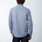 Long-Sleeve Yarn-Dyed Shirt // Blue Check (2XL)