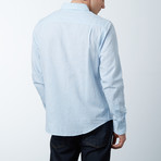 Long-Sleeve End-on-End Shirt // Blue (2XL)
