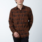 Artur Button-Up Shirt // Brown (M)